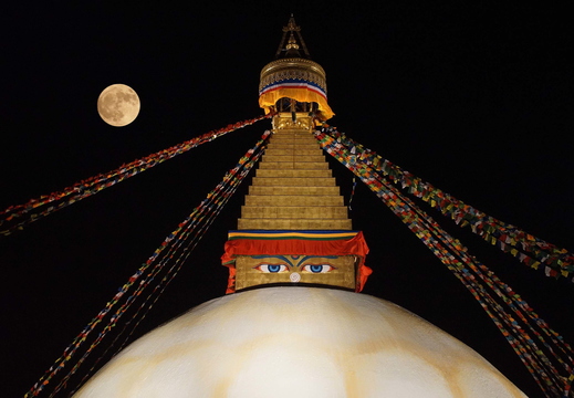 015 Bhodnath bei Vollmond