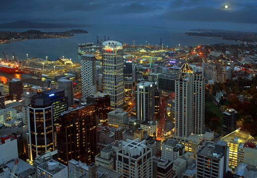 046 Blick vom Sky Tower, Auckland