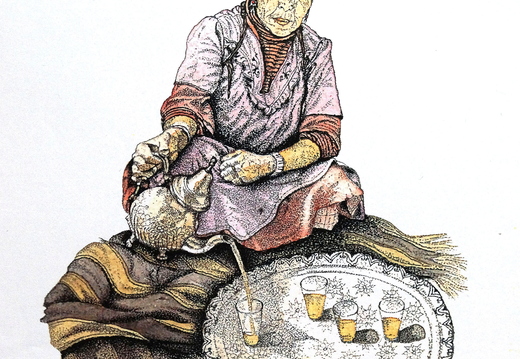 016 Marokkanische Teezeremonie