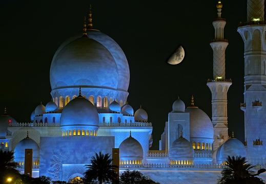 001a Sheik Zayed Moschee, Abu Dhabi