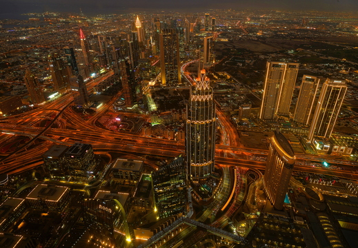 006 Dubai, Blick vom Burj Kalifa