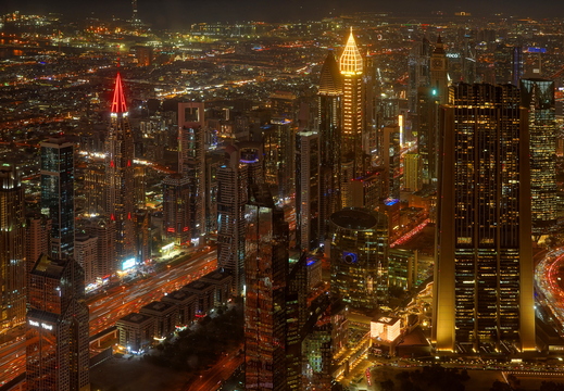 008 Dubai, Blick vom Burj Kalifa