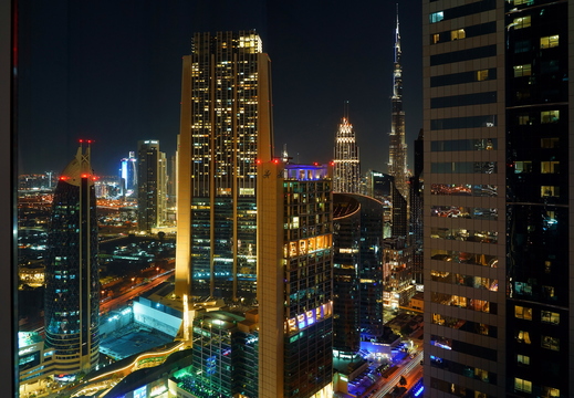 010 Dubai, Blick aus dem Hotelfenster